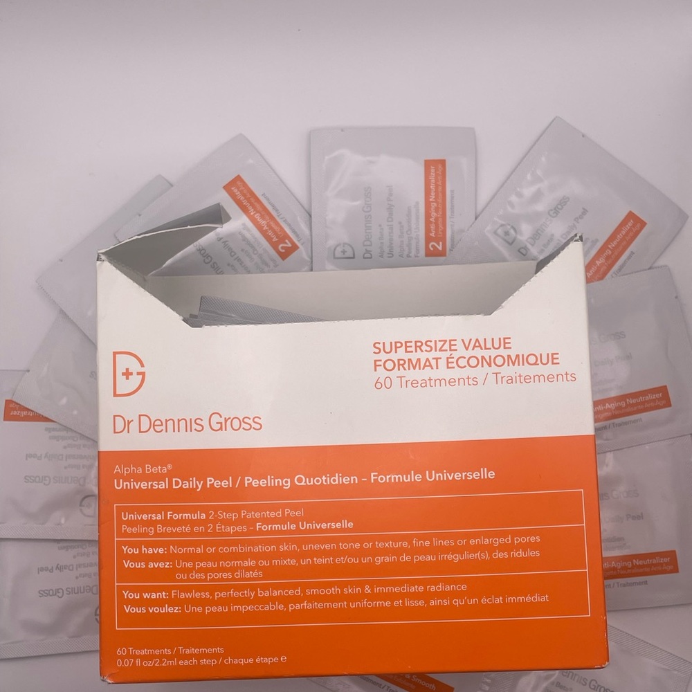 Dr. Dennis Gross Alpha Beta Universal Daily Peel — 8 Treatments 2-Step Authentic
